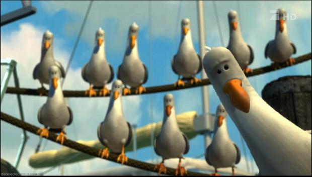 Nemo Seagulls Mine meme template