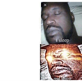 i sleep real shit meme template