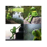 blank kermit waiting meme template