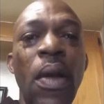 Black man crying GIF Template meme template