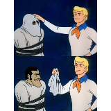 Scooby doo mask reveal meme template
