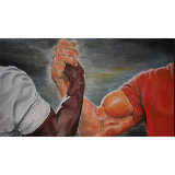 Black White Arms meme template