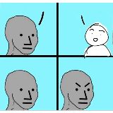 NPC Meme meme template