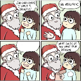 For Christmas I Want a Dragon meme template