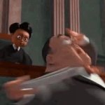 Bee Movie Lawyer Tantrum GIF Template meme template
