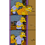 Moe throws Barney meme template