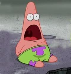 Suprised Patrick meme template