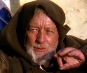 Obi Wan Kenobi Jedi Mind Trick meme template