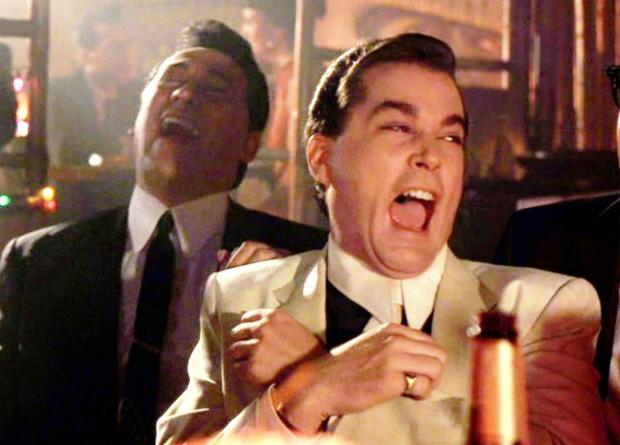 Goodfellas Laugh meme template