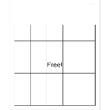 Blank Bingo meme template