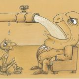 fat man drinking from pipe meme template