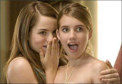 Girls gossiping meme template