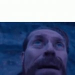 William Dafoe looking up GIF Template meme template