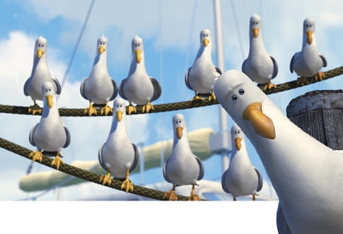 Finding Nemo Seagulls meme template