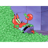 mr krabs money meme template