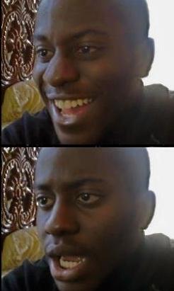 Disappointed Black Guy meme template