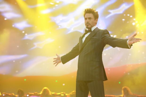 Tony Stark success meme template