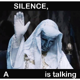 Silence X, a Y is talking meme template