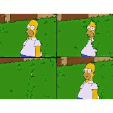 HOMER BUSH meme template