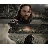 Aragorn Black Gate for Frodo meme template
