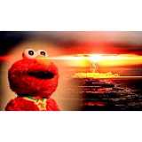 elmo nuclear explosion meme template