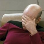 Captain Picard Facepalm meme template