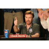 Chuck Norris Approves meme template