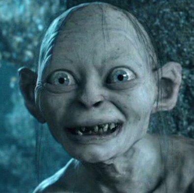 Gollum meme template
