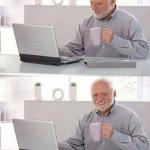 Hide the Pain Harold meme template