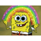 Imagination Spongebob meme template