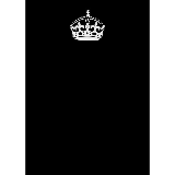 Keep Calm And Carry On Black meme template