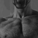 moving giga chad GIF Template meme template