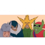 Me And The Boys meme template