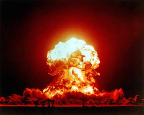 Nuclear Explosion meme template