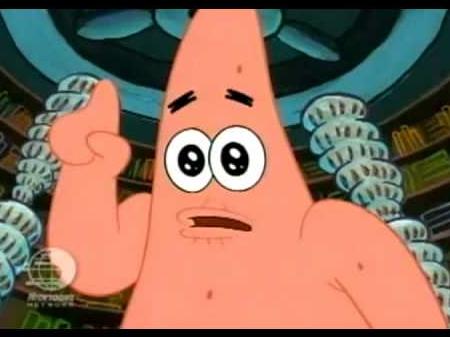 Patrick Says meme template