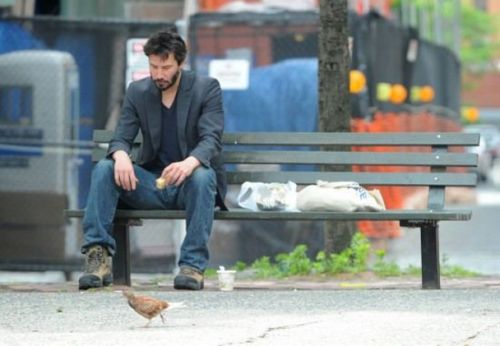 Sad Keanu meme template