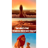 Simba Shadowy Place meme template