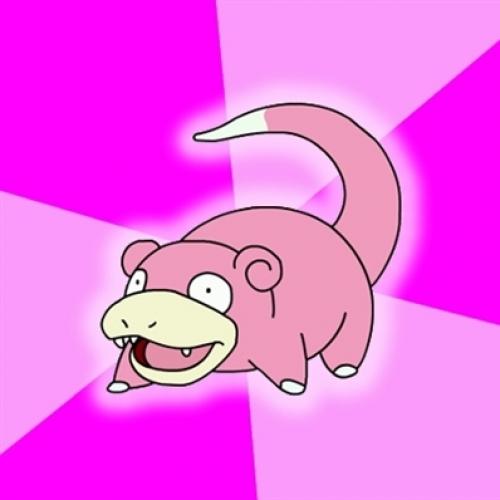 Slowpoke meme template