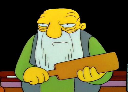 That's a paddlin' meme template