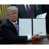 Trump Bill Signing meme template
