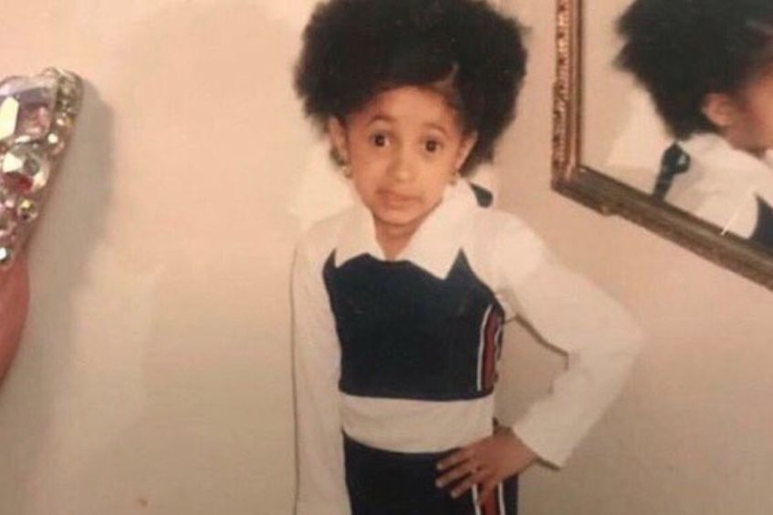 Young Cardi B meme template