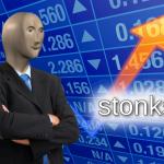 stonks meme template